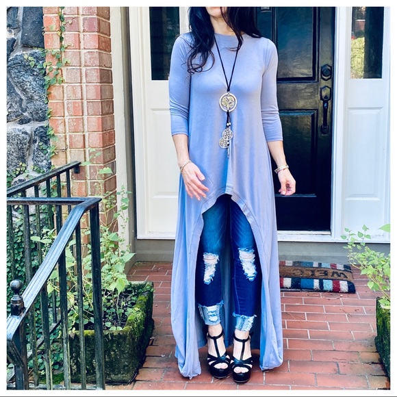 Best selling high low Lavender tunic dress - Picture 9 of 9